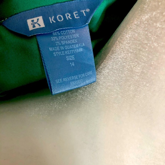 Vintage Koret Ladies Emerald Green Jacket Size 14 - Picture 6 of 6